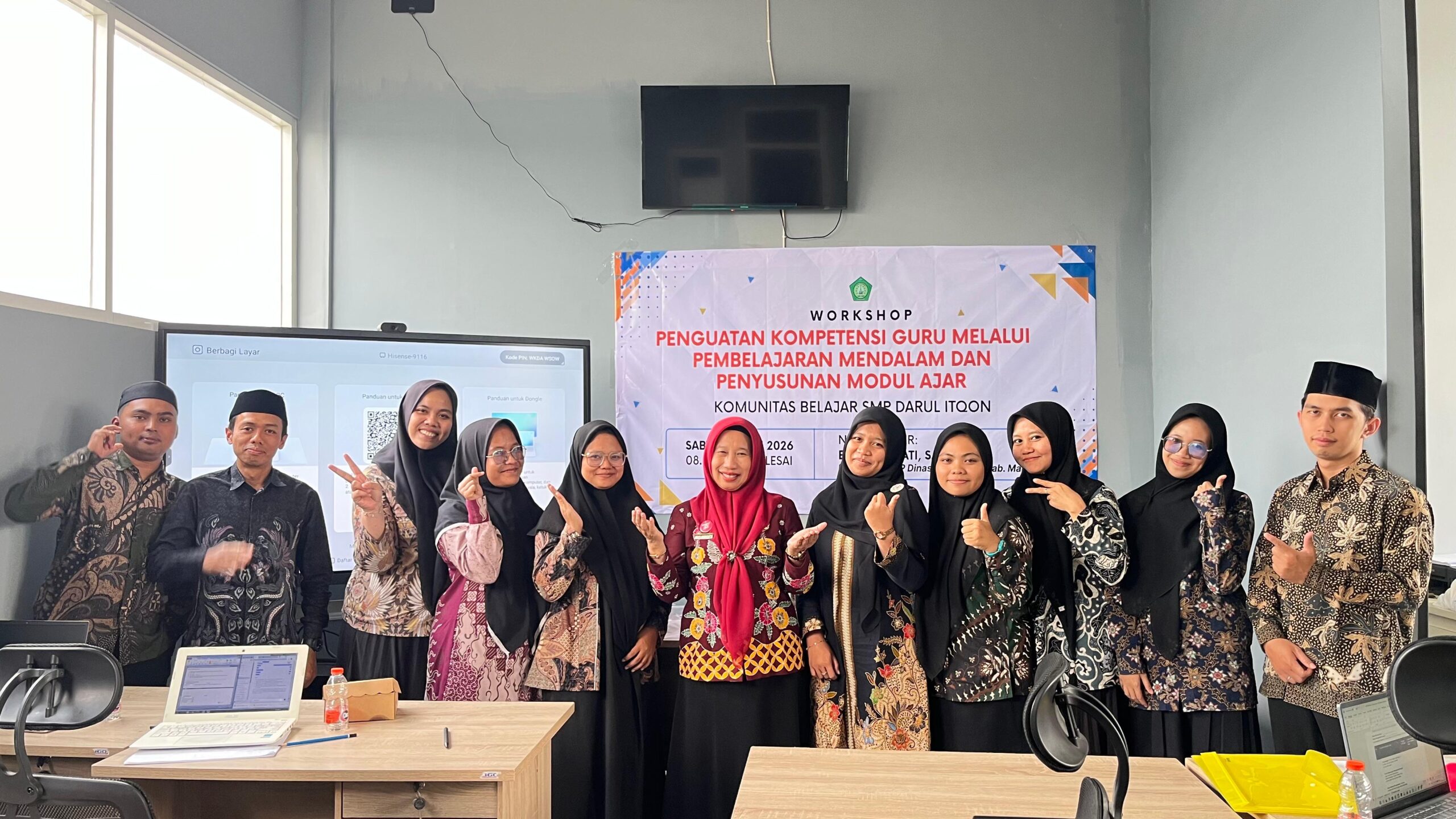 Tingkatkan Kualitas Pembelajaran, SMP Darul Itqon Gelar Workshop Deep Learning dan Penyusunan Modul Ajar